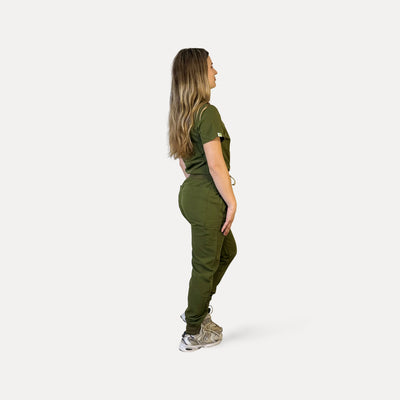 Women's V-neck scrubs set
